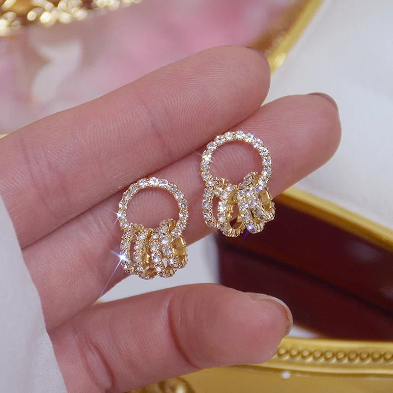 Zenvalora® 2PC Simple and Fashionable U-shaped Earrings Exquisite Women's Daily Leisure Party Earrings Outdoor Festival Gifts-030