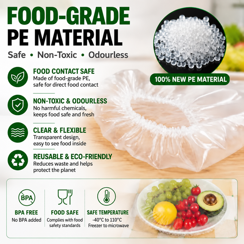 🔥100PCS Disposable Stretch Food Covers for Bowls & Plates🔥