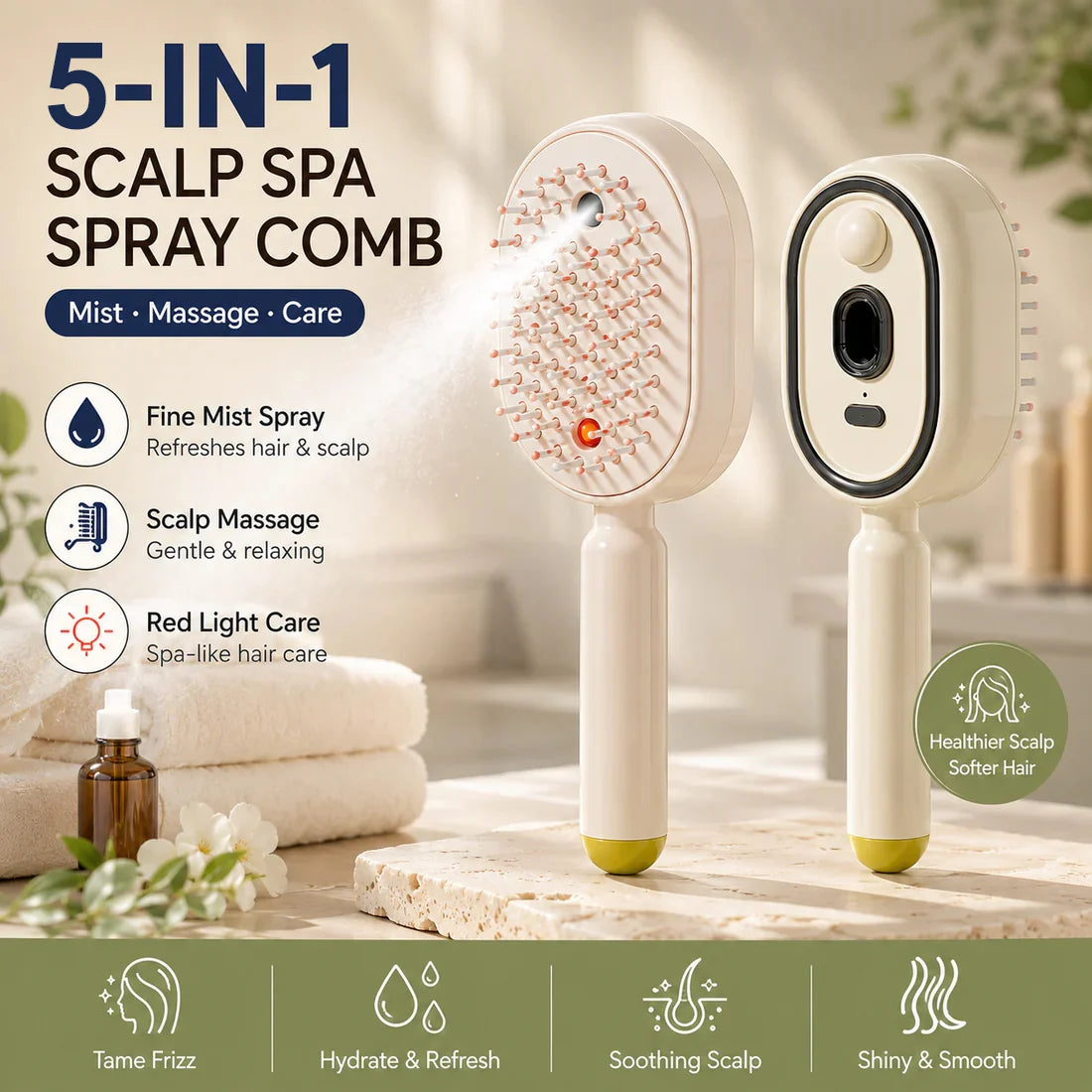 🪄Day Sale 50% OFF🔥 5-in-1 SilkGlide Styler
