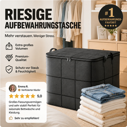 💥 50 % RABATT – WERKSABVERKAUF 📦 Faltbare Aufbewahrungstasche – wasserabweisend, staubgeschützt, extra groß & leicht zu transportieren 🌟