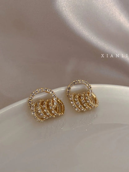 Zenvalora® 2PC Simple and Fashionable U-shaped Earrings Exquisite Women's Daily Leisure Party Earrings Outdoor Festival Gifts-030