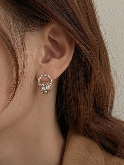 Zenvalora® 2PC Simple and Fashionable U-shaped Earrings Exquisite Women's Daily Leisure Party Earrings Outdoor Festival Gifts-030