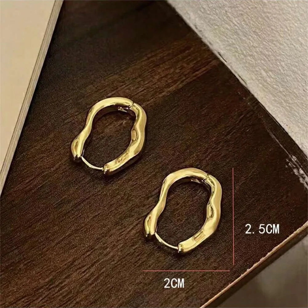 Zenvalora® 2PC Simple and Fashionable U-shaped Earrings Exquisite Women's Daily Leisure Party Earrings Outdoor Festival Gifts-030