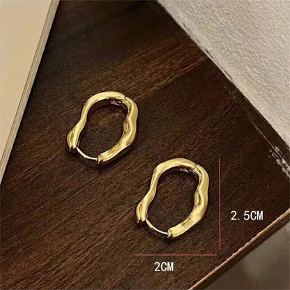 Zenvalora® 2PC Simple and Fashionable U-shaped Earrings Exquisite Women's Daily Leisure Party Earrings Outdoor Festival Gifts-030