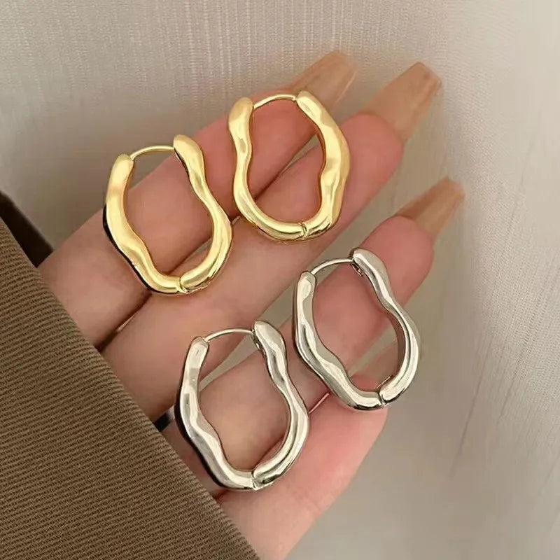 Zenvalora® 2PC Simple and Fashionable U-shaped Earrings Exquisite Women's Daily Leisure Party Earrings Outdoor Festival Gifts-030