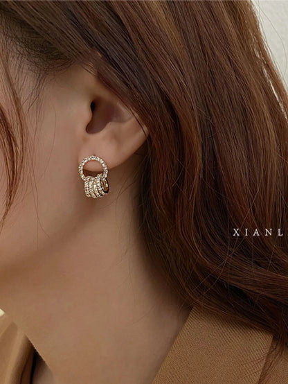 Zenvalora® 2PC Simple and Fashionable U-shaped Earrings Exquisite Women's Daily Leisure Party Earrings Outdoor Festival Gifts-030