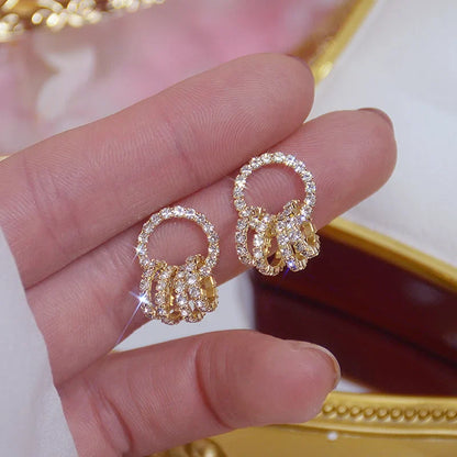 Zenvalora® 2PC Simple and Fashionable U-shaped Earrings Exquisite Women's Daily Leisure Party Earrings Outdoor Festival Gifts-030