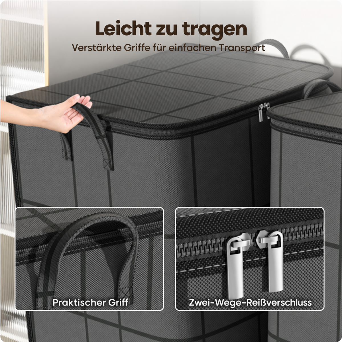 💥 50 % RABATT – WERKSABVERKAUF 📦 Faltbare Aufbewahrungstasche – wasserabweisend, staubgeschützt, extra groß & leicht zu transportieren 🌟