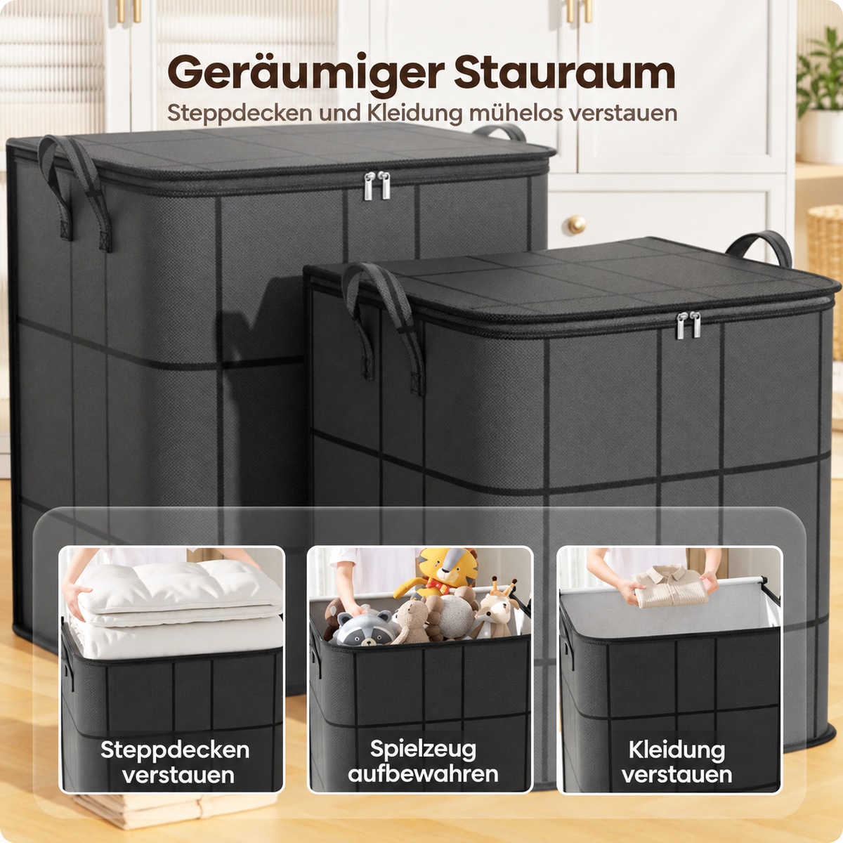 💥 50 % RABATT – WERKSABVERKAUF 📦 Faltbare Aufbewahrungstasche – wasserabweisend, staubgeschützt, extra groß & leicht zu transportieren 🌟